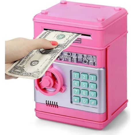 Tirelire pour filles de 3 à 12 ans Coffre-fort protégé par mot de passe pour filles Tirelire électronique pour enfants xh (1/5)