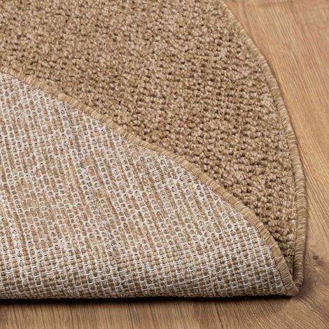 Maison Exclusive - Bereichsteppiche Rund AGIRA Natur Ø 120 CM Pol