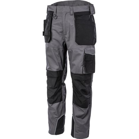 Pantaloni da lavoro multitasche Albatros EXPERT 360° Nero / Grigio 40 (1/5)