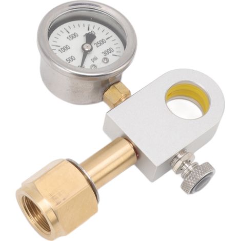 Soda-Abfülladapter für DUO für Terra für Art Soda, Schnellfüllventil mit CGA320 Kupferanschluss und Manometer. (1/5)