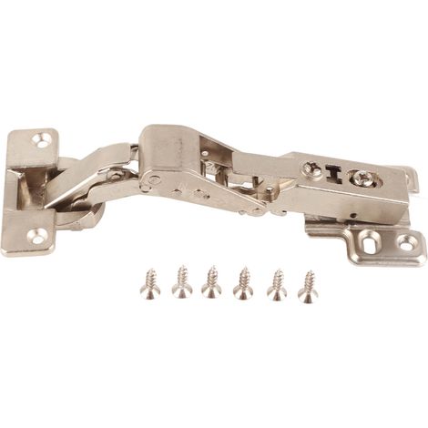 Kitchen Cabinet Hinges Angle 45 Degree Beveled Door Hinges 125 Degree Angle Hinge for Kitchen Bathroom 35 Cups (without Cushioning)