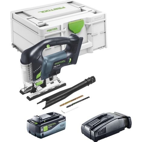 Festool CARVEX PSBC 420 EB-Basic Akku Pendelstichsäge 18 V 120 mm Brushless + 1x Akku 8,0 Ah + Schnellladegerät + Systainer