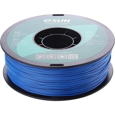 eSUN ABS+ Filament, 1.75mm, 1000g eSUN ABS+ Filament 1.75mm 1000g Blue (1/3)