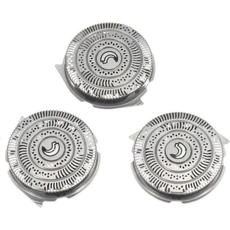 Lames De Rasoir - 3 Pièces - Acier Inoxydable - Pour Têtes HQ9 - Compatibles Norelco SpeedXL (1/4)