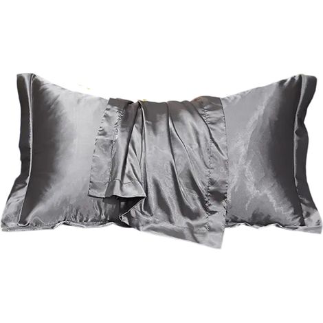 Taie D Oreiller - Polyester - 48 x 74 cm - Pour Cheveux Et Peau - Rafraîchissante - 1 Pièce (1/5)