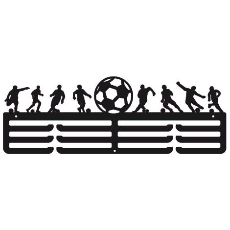 BelleRise - Porte-médailles de sport - Présentoir à médailles - Football - Parfait