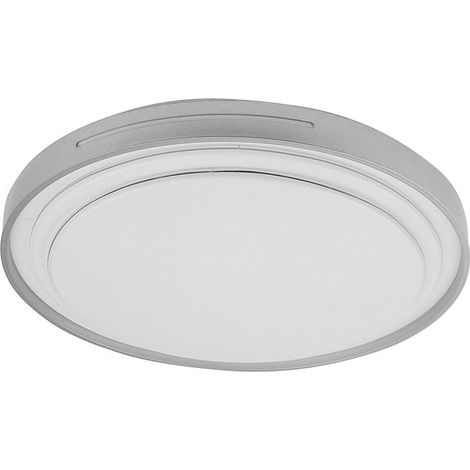 Plafon Argus 60w 3000-4000-6500k Blanco/Plata 5880lm 8x49x49cm C/remoto Y Reg.intensidad