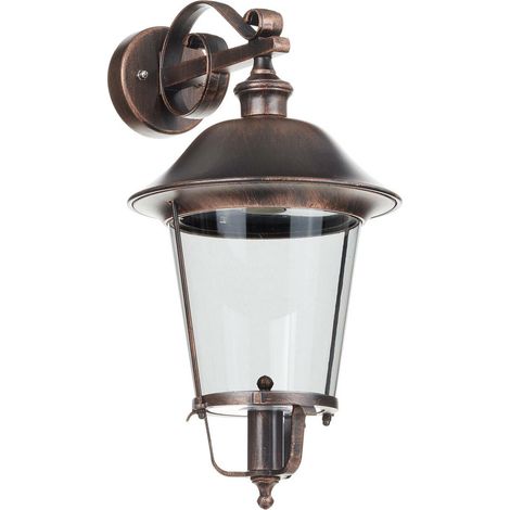 [GEBRAUCHT] Orion Außenwandleuchte Mariella Wandleuchte Wandleuchte Lampe E27 Schwarz Kupfer B-Ware