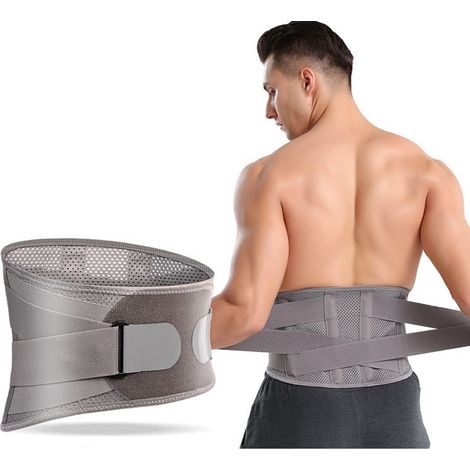Une ceinture de soutien lombaire respirante peut soulager les douleurs du bas du dos et prévenir les blessures.