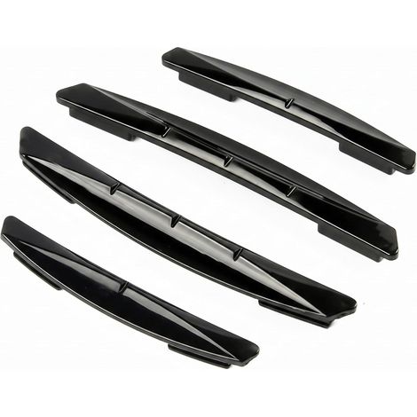 Lot de 4 Protection Portière Voiture Bande Anti-Collision Adhésive Noire (1/5)