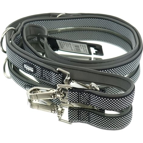 Nobby® Hunde Führleine Classic Preno Royal Schwarz 2 Meter Größe M - L (1/2)