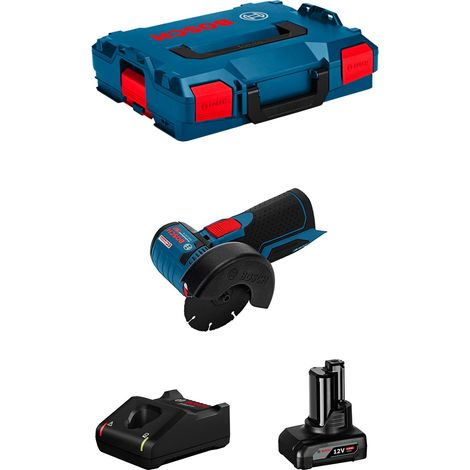 Winkelschleifer BOSCH GWS 12V-76 (1 x 6,0 Ah + GAL12V-40 + L-Boxx 102) (1/5)