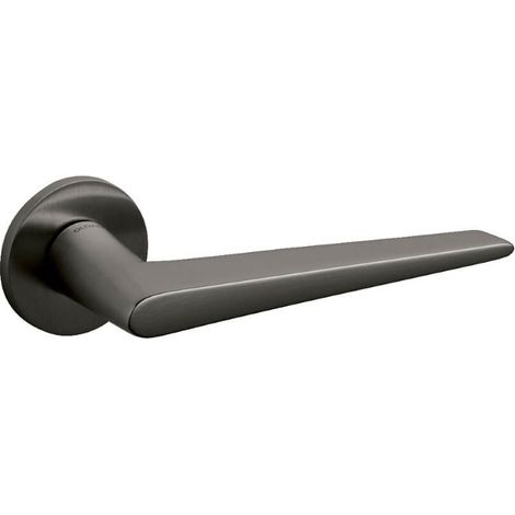 Poignée de porte design Nina sur rosace anthracite - M234NSB8BUS (1/2)