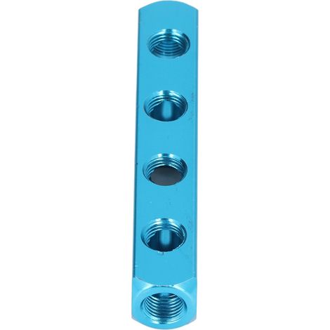Collecteur pneumatique en aluminium, bloc de distribution d'air pour équipements d'automatisation AL-4