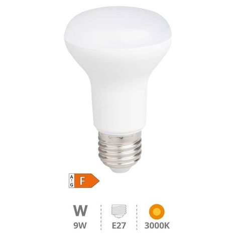 Bombilla de led reflectora R63 8W E27 luz cálida 3000K GSC 2001477