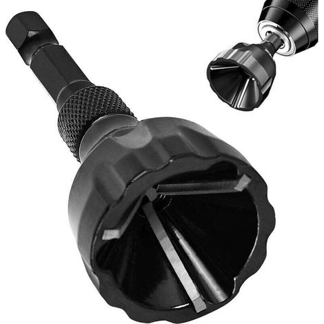 Outil D'ébavurage Externe Fraise Metal, Externe Ebavureur, Fraise Metal Tubes et Tiges Filetées, Externe Ebavureur pour Réparer les Vis, Ebavureur pour Diamètre de 3 à 20 mm (1/4)