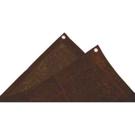 TEC HIT 885156 - Bâche lourde spéciale bois - 140 g/m² - 1,5 x 6 mètres - Marron