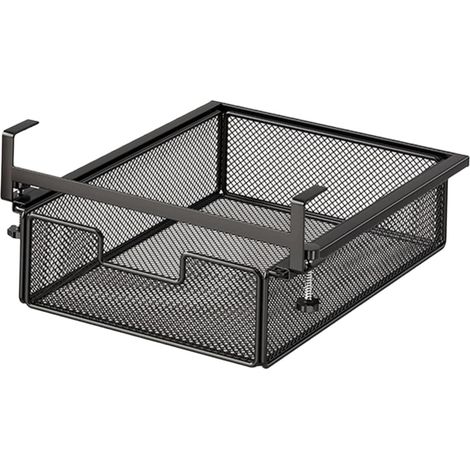 Panier coulissant Fenteer pour tiroir de bureau, sans perçage, avec S (1/5)