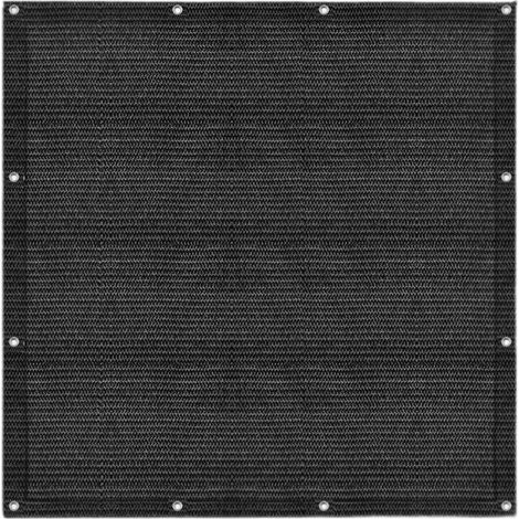 SWANEW Tappeto da esterno Tappeto da Tenda Tappeto da Viaggio da Campeggio Tappeto da Gazebo per Caravanna 200X200cm Nero (1/5)