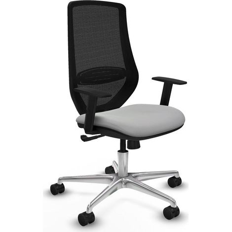 Piqueras y Crespo Mardos Silla de oficina gris claro