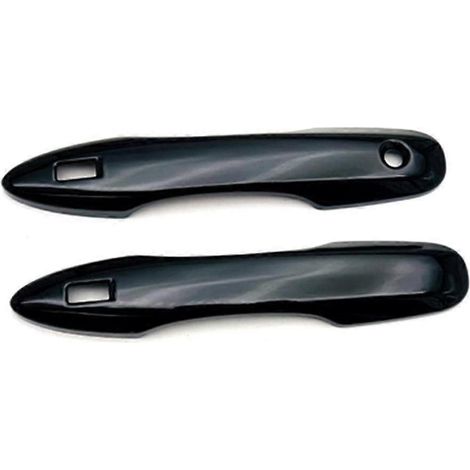 Garniture décorative autocollante noire brillante pour poignée de porte de voiture, accessoire extérieur pour C28 2022 2023 (1/5)