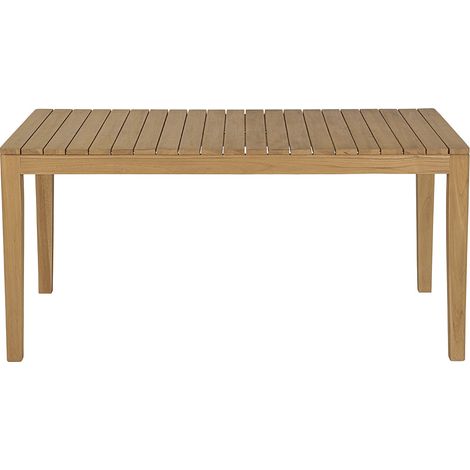 Rechteckiger Gartentisch aus massivem Teakholz L160 cm UBUD (1/4)