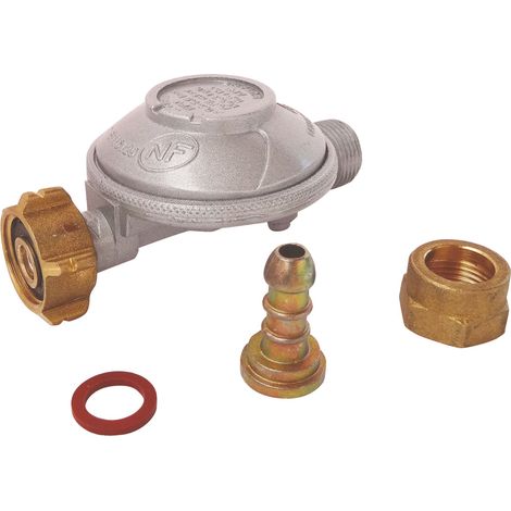 Détendeur pour bouteille BUTANE 1,3KG/h avec tétine M20/150 - écrou bouteille