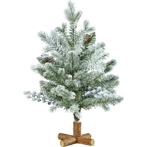 Mini Albero Aspen innevato D35 H45cm (1/3)