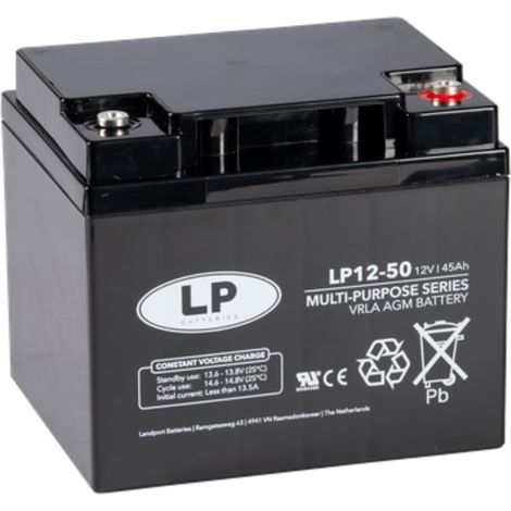 Landport LP12-50 T6 12V 45Ah AGM Bleiakku