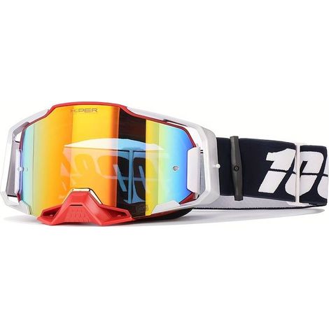 Lunettes de motocross haut de gamme - Verres HD, antibuée, parfaites pour la moto, le ski, le VTT et le cyclisme