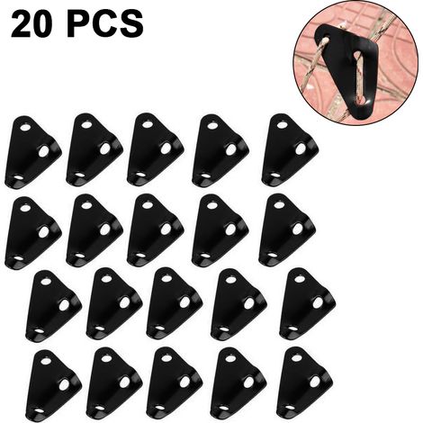 Tensionneur De Corde - En Alliage D'aluminium - Pour Tente Et Randonnée - Compatible Cordes 4 À 6 Mm - 20 Pièces (1/5)