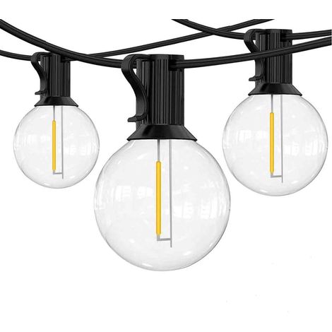 30 m LED-Lichterkette für den Außenbereich – 50 bruchsichere LEDs – IP44 wasserdicht – 2700 K warmweißes Licht – Einfache Installation (1/5)