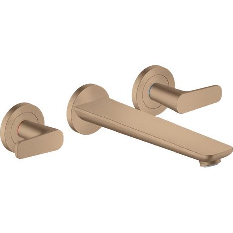 AXOR 49482310 Ensemble de finition 3 trous pour robinet de baignoire mural encastré (1/3)