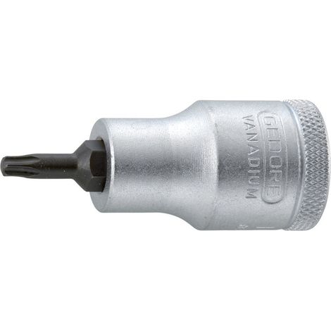 Douille tournevis pour vis TX femelle, Courte, T50, Taille 8,83 mm, 1/2" 12,5 mm, Douille tournevis, Outil, ITX 19 T50