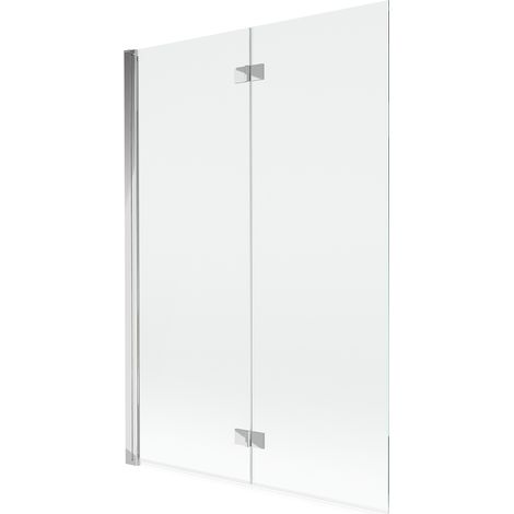 Mexen Mist paratia per vasca da bagno a 2 ante sinistra 120 x 150 cm, trasparente, cromo - 8A9-120-002-01-00-L (1/5)