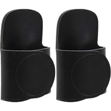 Set mit 2 Ersatz-Stethoskophaltern, Stethoskopschutz, Stethoskop-Hüftstützen – 20 x 10,5 cm – Schwarz (1/3)