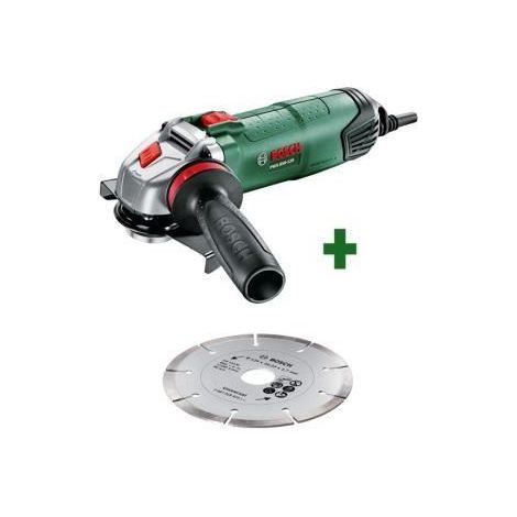 Bosch Winkelschleifer PWS 850-125 mit Diamanttrennscheibe 06033A270C (1/5)