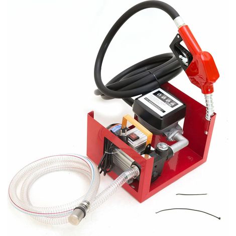 Bomba de aceite caliente autoaspirante de 230 V, juego completo de 550 W, 60 l/min, con articulación giratoria, pistola de extracción automática, bomba de transferencia de combustible eléctrica (1/5)
