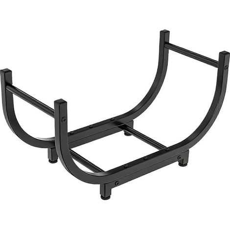 Grille de cheminée multifonctionnelle de 761 cm avec support à bûches pour camping réunions et chalets (1/4)