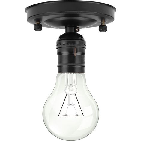 Ensemble de luminaires Suspendus, Vintage Support de Plafond Industriel Vintage E26 / E27 Pendant Ampoule Lampe à vis Prise luminaire Suspendu (1/5)