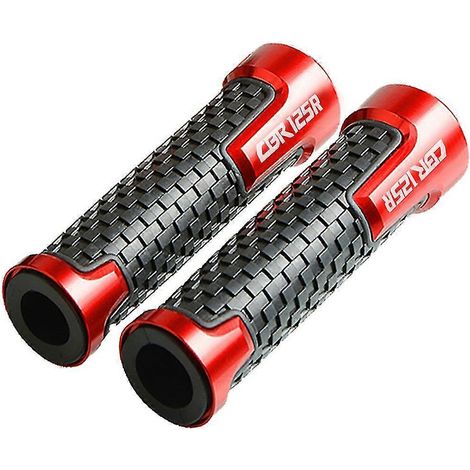 Accessoires moto pour Honda CBR125R (2004-2010, 2009) : leviers de frein et d'embrayage pliables et extensibles, poignées rouges. (1/5)