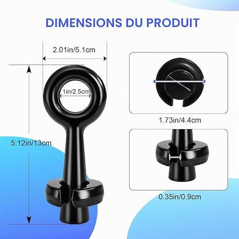 Tire-fils pour Fil Clôture Outil de Réparation pour Réparer les Fils Clôtures, Pince de Grippage (1/4)
