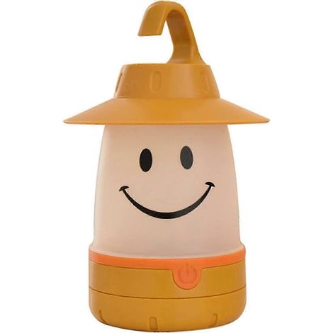 Jolie lanterne LED, lanterne de camping portable pour tente - Jaune (1/4)