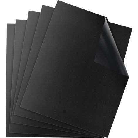 Tapis de Cuisson Barbecue, Feuilles de BBQ 50x40 cm, Set de 4 Grille BBQ Mats, Papier Barbecue ​Anti-Adhérent Réutilisable Nettoyable, Extérieur pour Fours Assistés/Charbon /Gaz/Grill électrique (1/4)