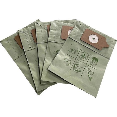 Lot de 10 sacs aspirateurs en papier pour optimiser l'aspiration des aspirateurs Henry NVM-1CH HVR200-11-AquaForge (1/3)