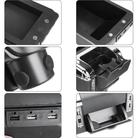 Accoudoirs amovibles et multifonctionnels pour coffre de voiture, compatibles avec Perodua Myvi 2018-2020 Type A (1/5)