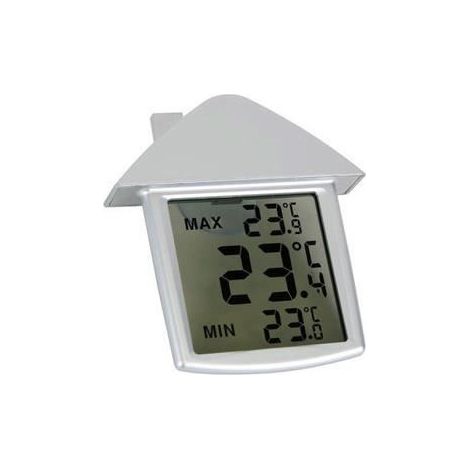 Thermomètre de fenetre transparent avec indication