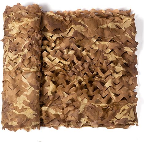 Voile d'ombrage rectangulaire en maille colorée, design camouflage, 4x5 mètres, filet de protection solaire, filet pare-soleil