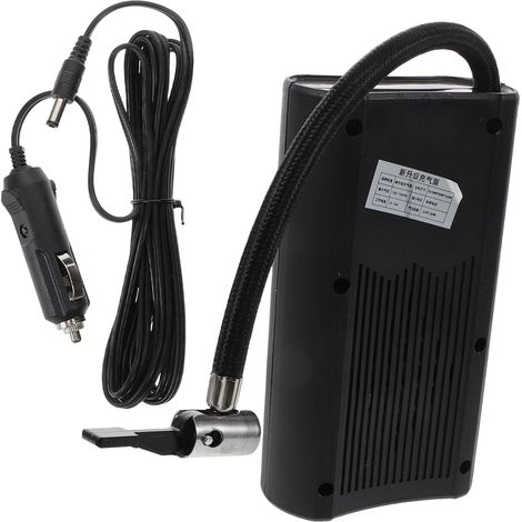 Compresseur Air Portatif Électrique Multifonction pour Pneus De Voiture Moto Et Ballon avec Manomètre Intégré Pompes Légères Et Rapides pour Voyages Et Urgences