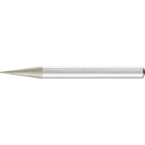 PFERD TOOLS Diamant-Schleifstift Spitzkegel Ø6x15° SchaftØ6 mm D64 (fein) zum Anfasen/Entgraten/Senken (1/2)